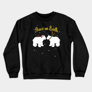 Christmas Wish For Peace On Earth Crewneck Sweatshirt